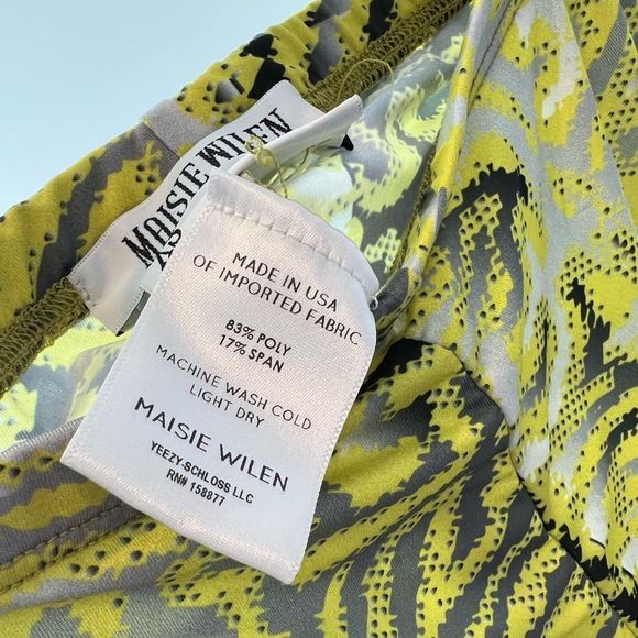MAISIE WILEN BODY SHOP YELLOW BRAIN LEGGINGS - Picture 5 of 5